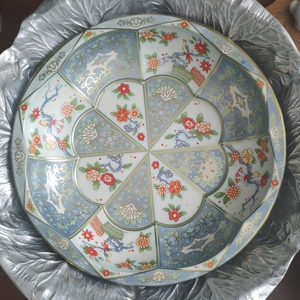 Chinoisery Tin Wall Art Made In England